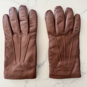 Coach Rich Brown Men's Leather Gloves